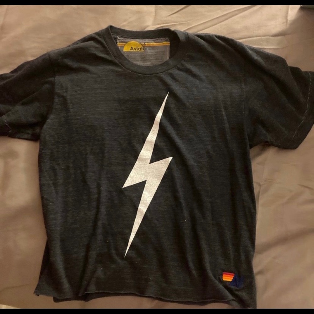 Aviator Nation Lightning bolt tee